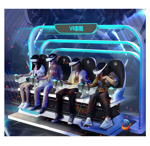 4 Seats  9D VR Roller Coaster Cinema 