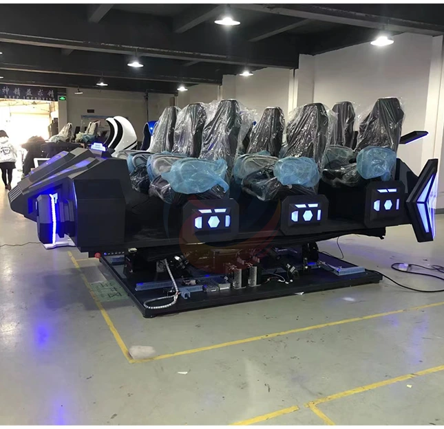 9 seats VR dark spaceship