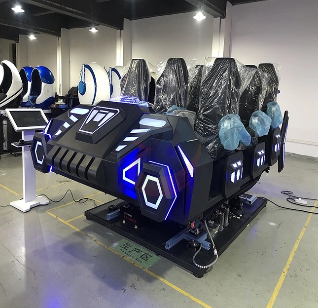 9 seats VR dark spaceship