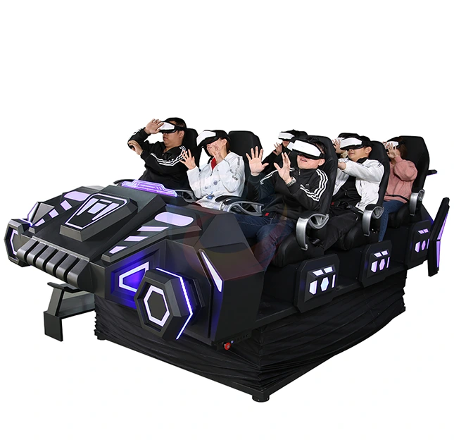 9 seats VR dark spaceship