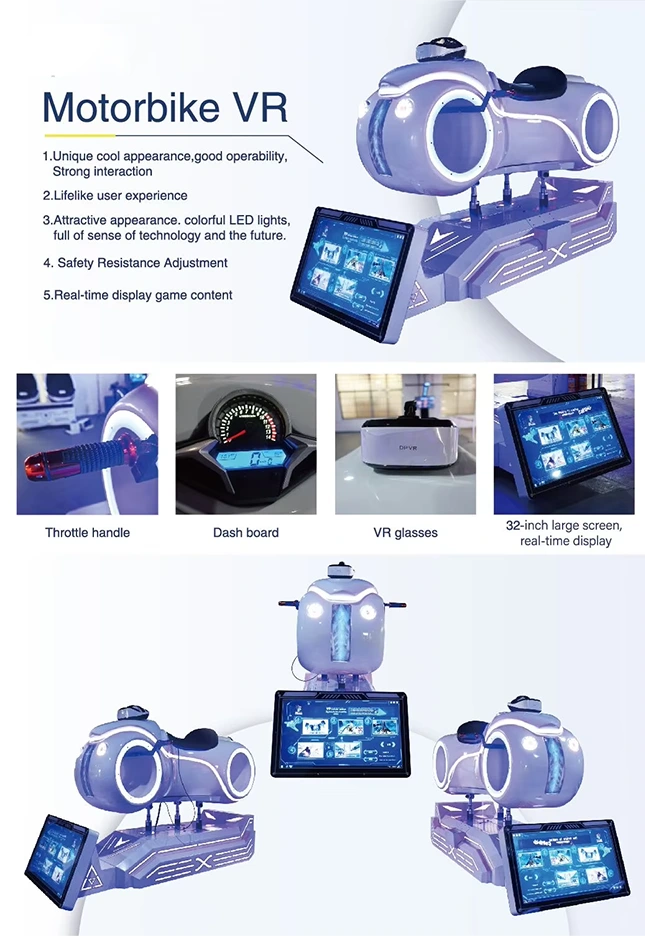 VR light wheel motorcycle