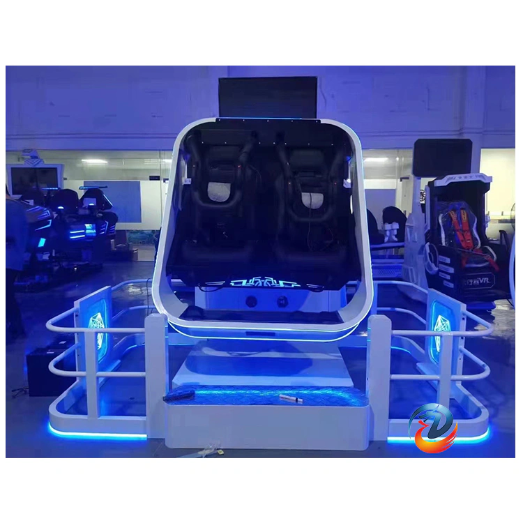 2 Seats 9D VR 360 Roller Coaster Simulator